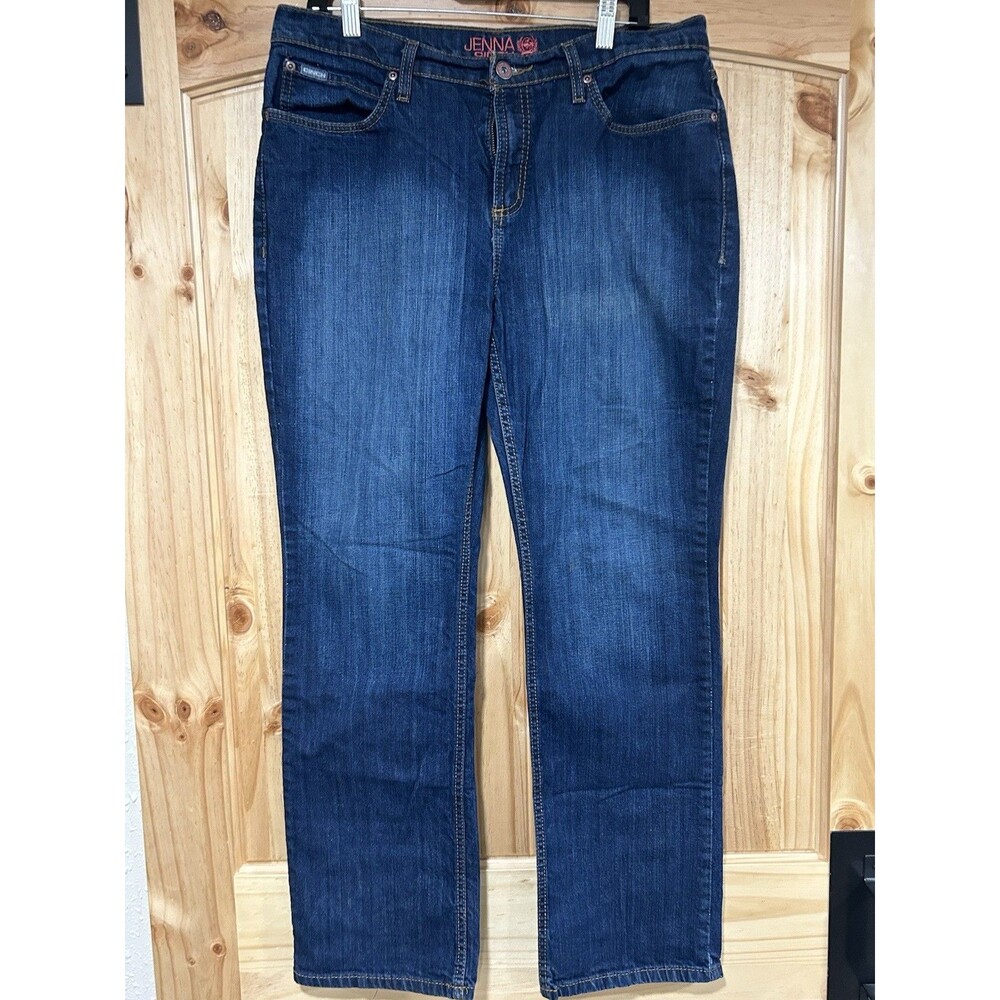 Jenna Cinch Women’s Jeans Size 32 / 13R Straight Leg Logo Blue